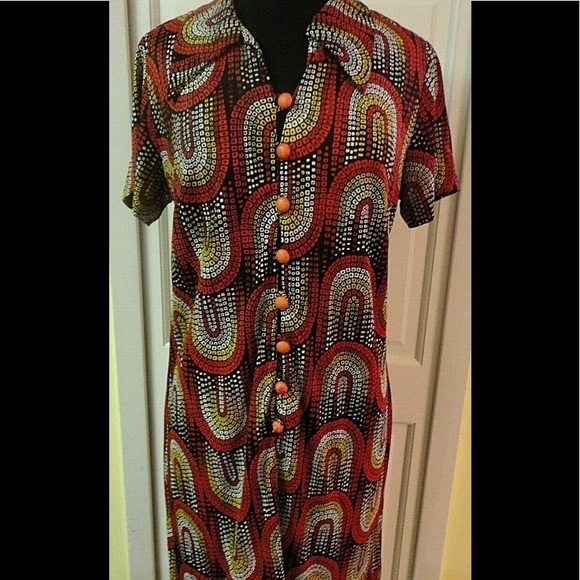 British Lady Dresses & Skirts - British Lady vintage dress button front sz Sm/Med